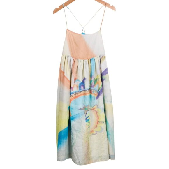 Stella McCartney Kids Girls' Patterned Sleeveless Dress Size 12 - Picture 1 of 5